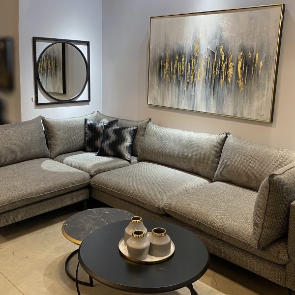 ספה פינתית קלאסית לסלון דגם B208