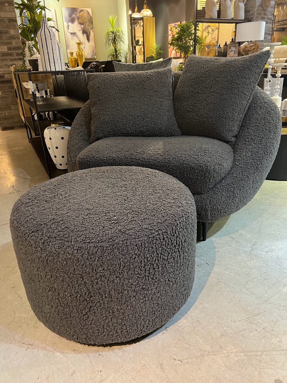 כורסא מעוגלת מודרנית דגם פנדה כורסא מעוגלת מודרנית דגם פנדה