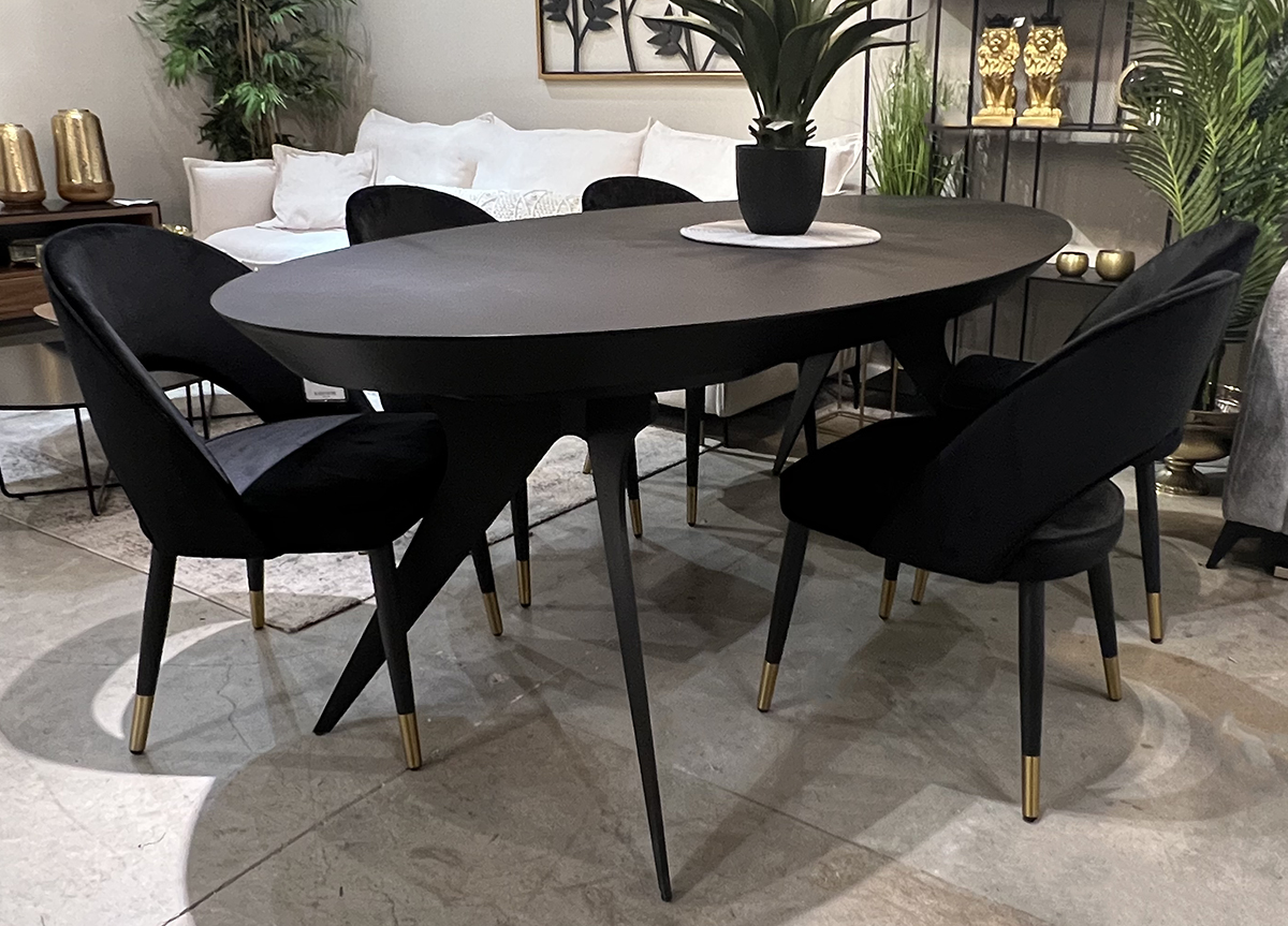 שולחן פינת אוכל דגם אליפס שולחן פינת אוכל דגם אליפס