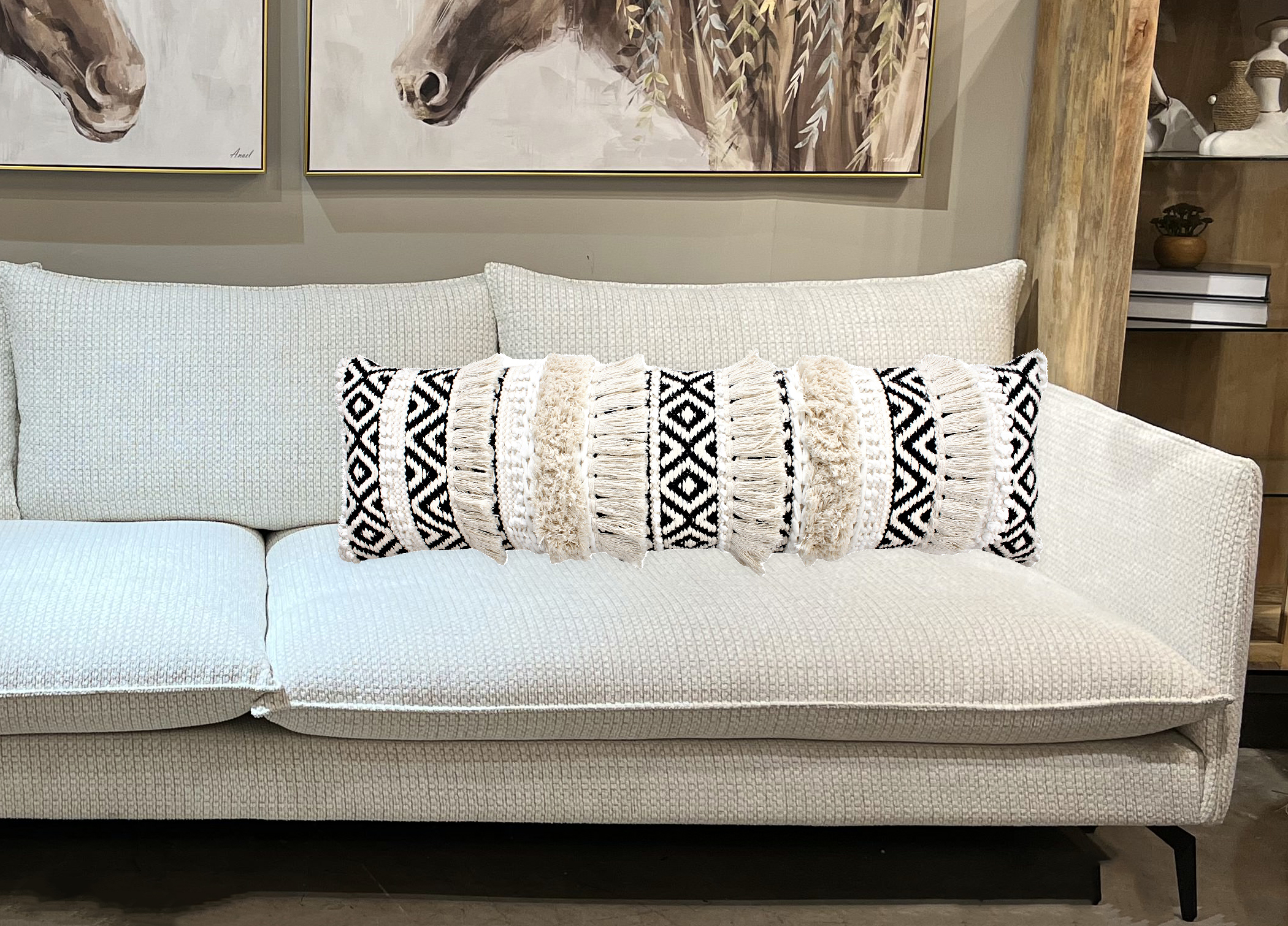 כרית דגם בוהו 04 במידה 35*100