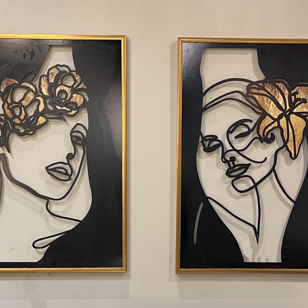 תמונת לייזר בשילוב זהב