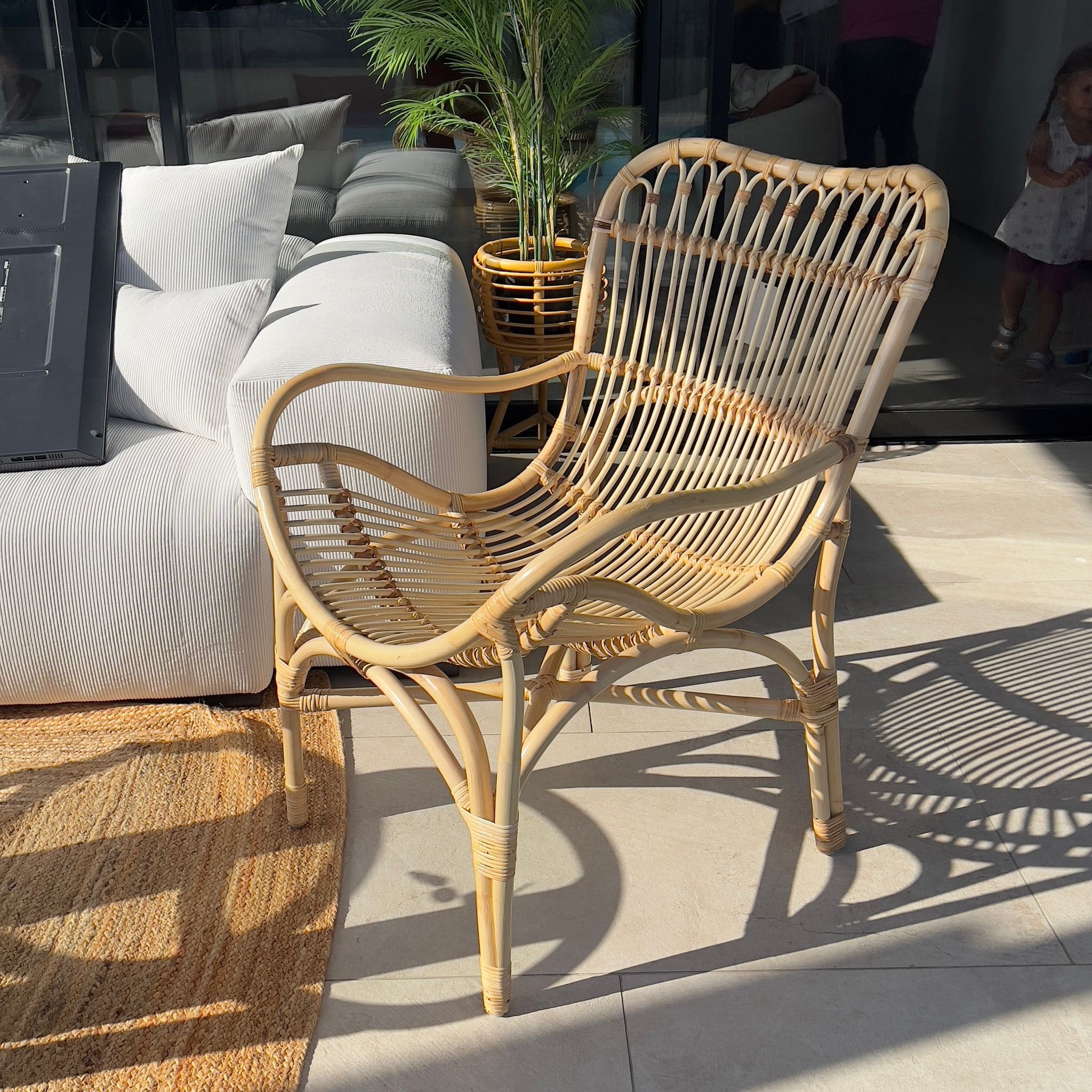 כורסא מעוצבת בוהו שיק ראטן מלדיביים דגם בונטיים - חיסול! כורסא מעוצבת בוהו שיק ראטן מלדיביים דגם בונטיים - חיסול!