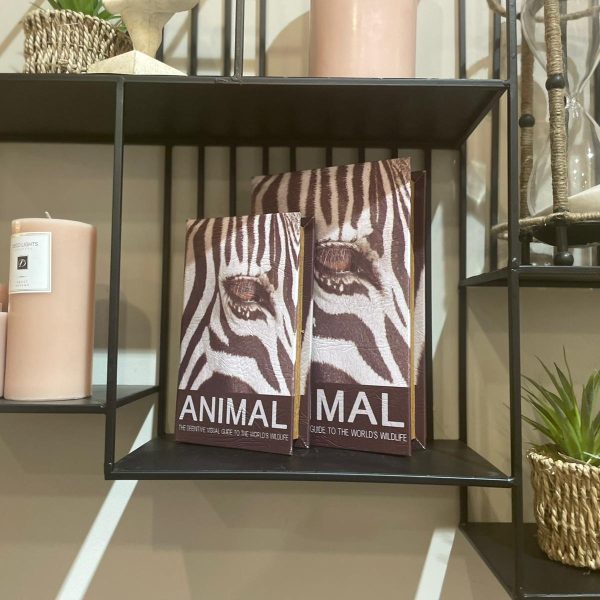 ספר אנימל זברה עם אחסון