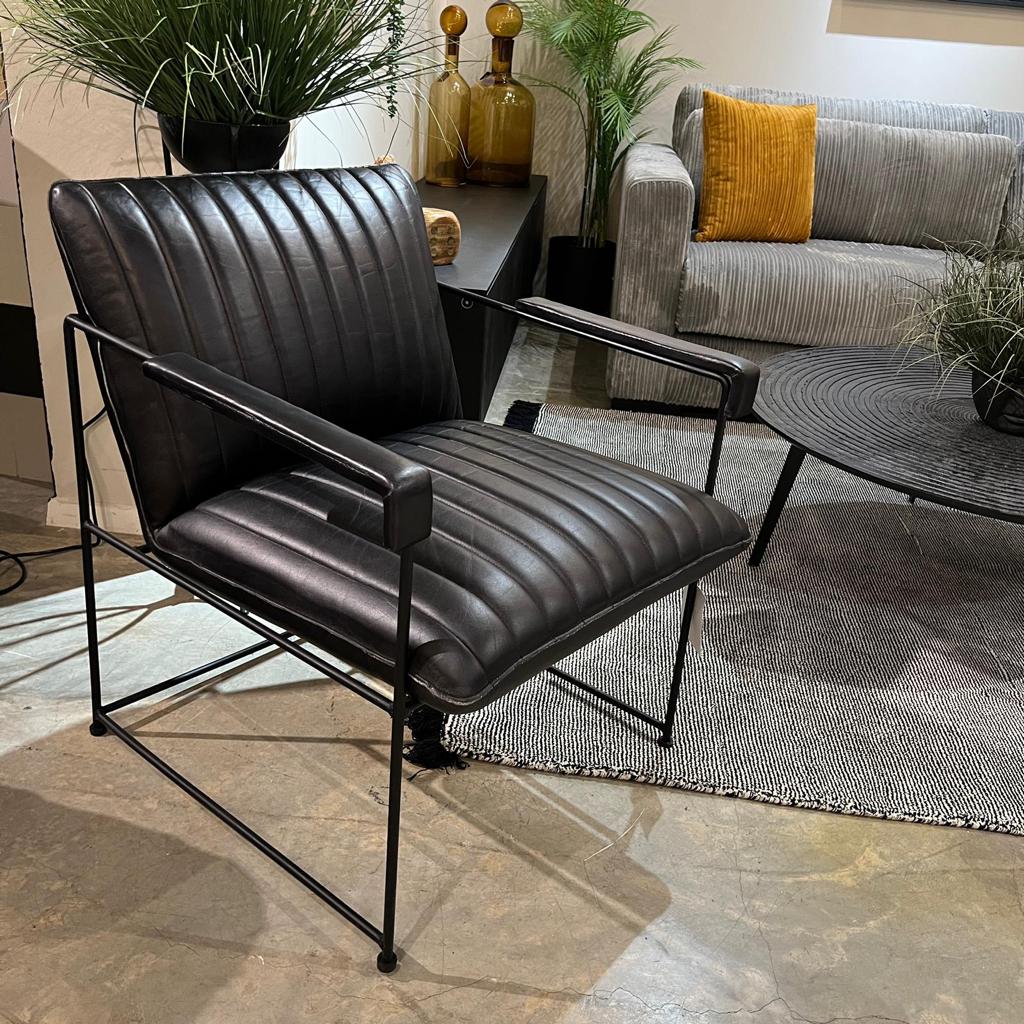 כורסא יוקרתית עור דגם זאוס