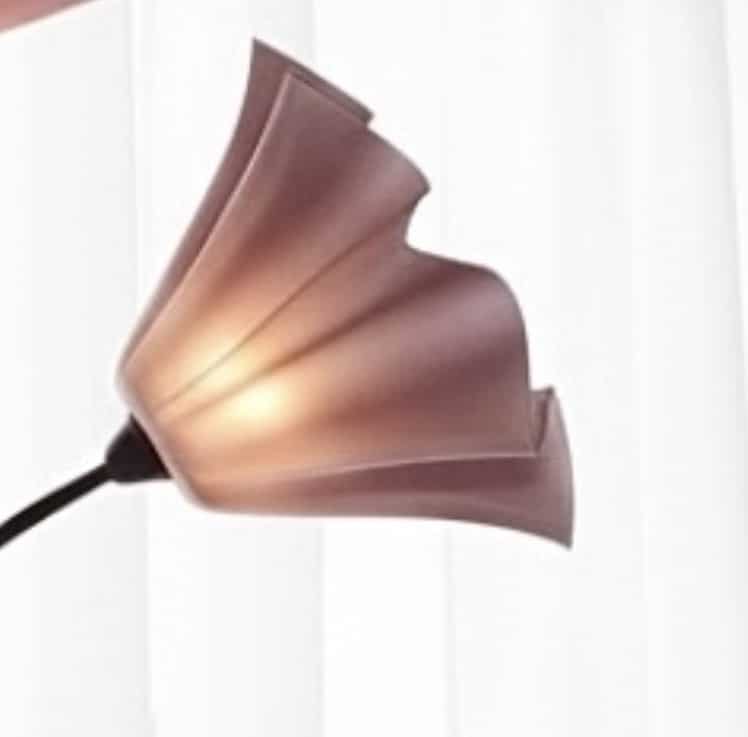 מנורה עומדת פעמוני פרח 4 קנים עבודת יד גוונים לבחירה