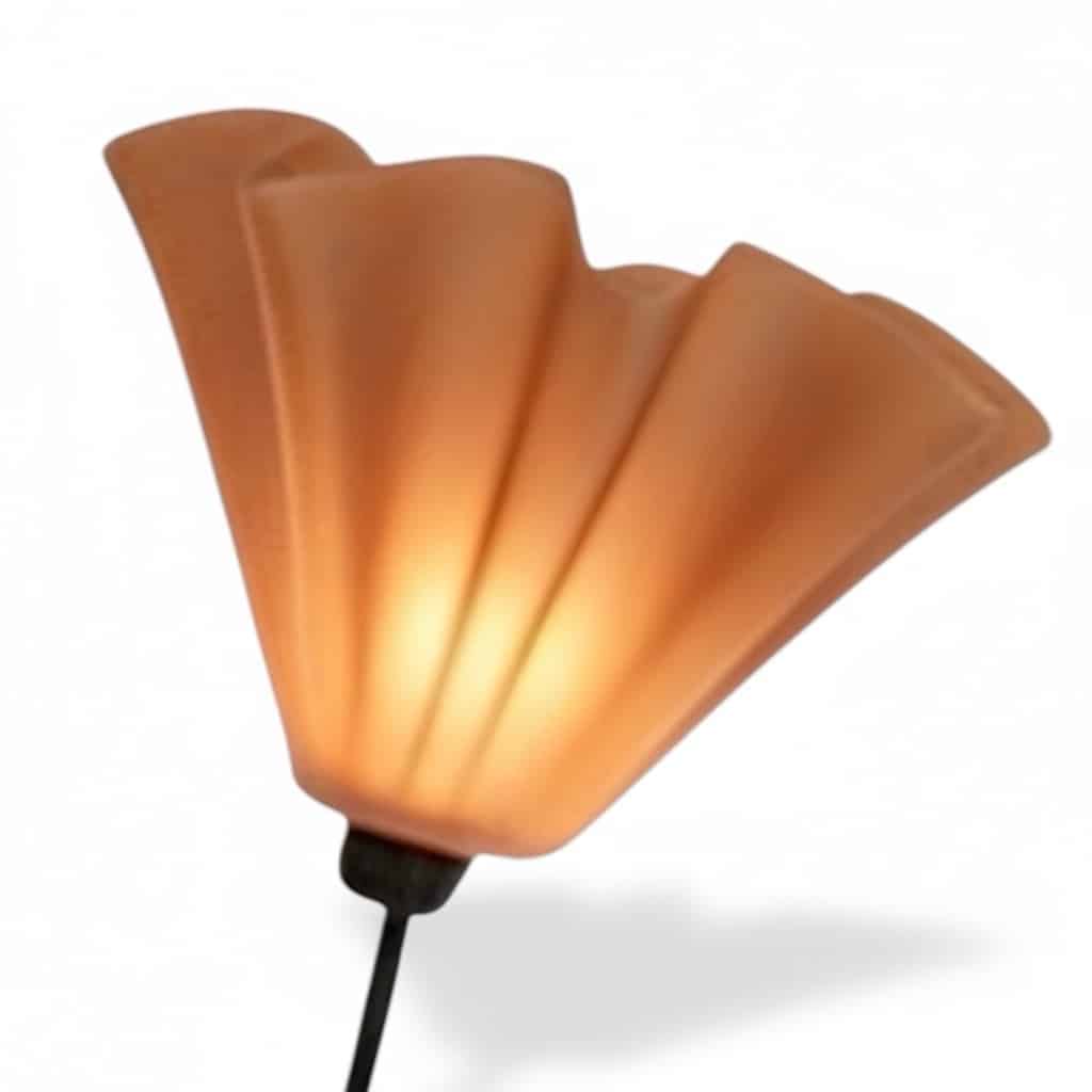 מנורה עומדת פעמוני פרח 4 קנים עבודת יד גוונים לבחירה