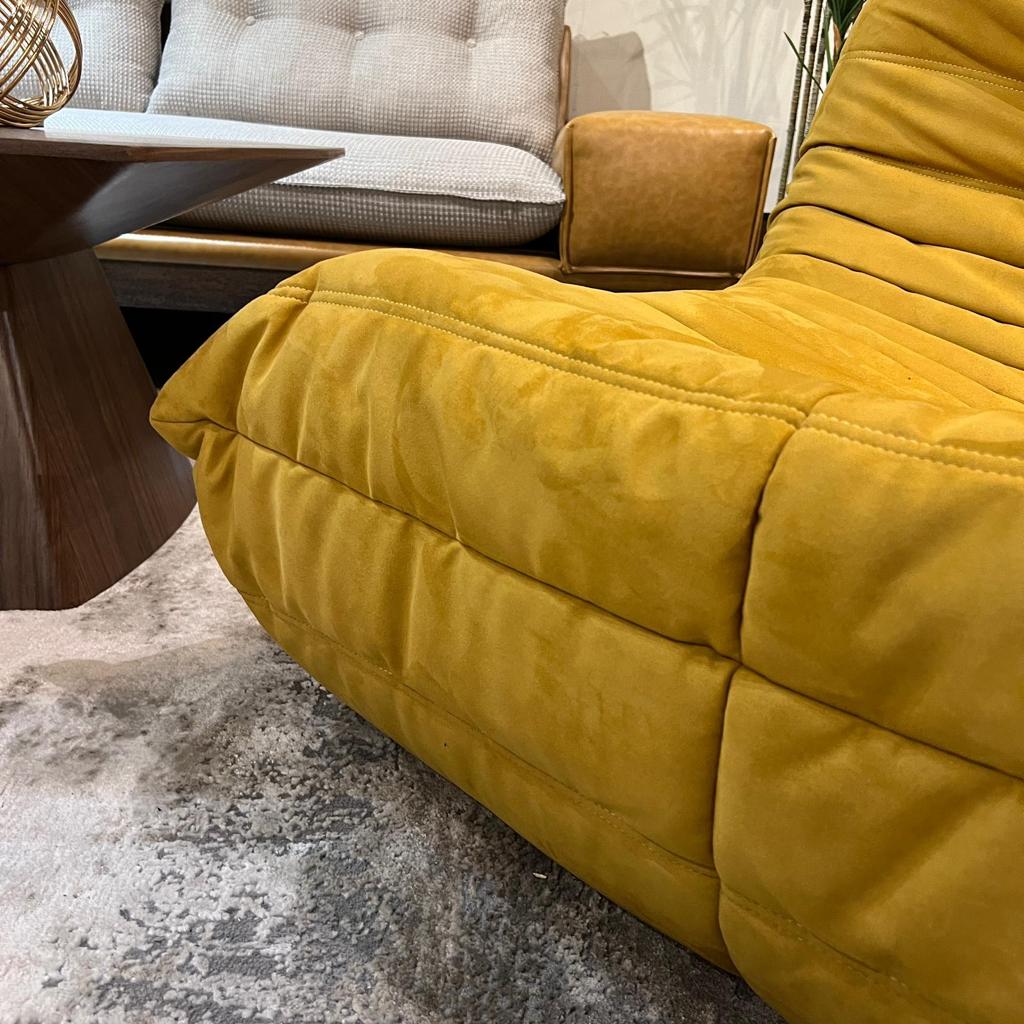 כורסא דגם פילו קימי גוון צהוב