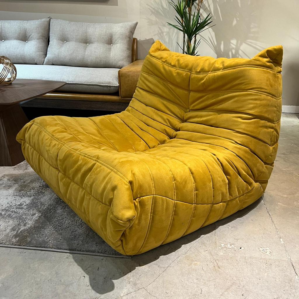 כורסא דגם פילו קימי גוון צהוב