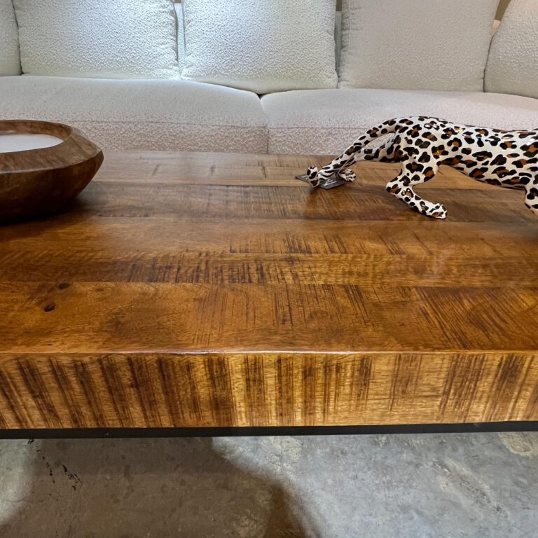שולחן סלון עץ מנגו גושני דגם סוניל (4)