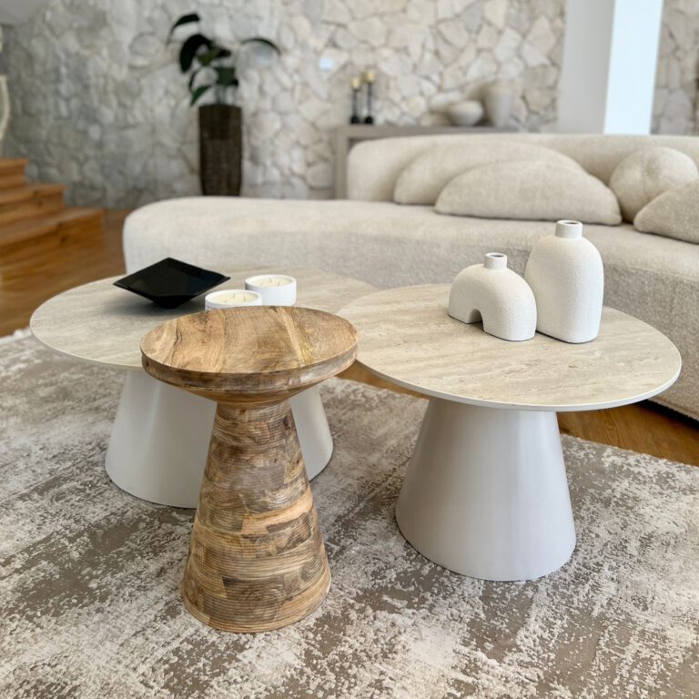 שולחן צד דגם ווד טריאנגל עץ מנגו
