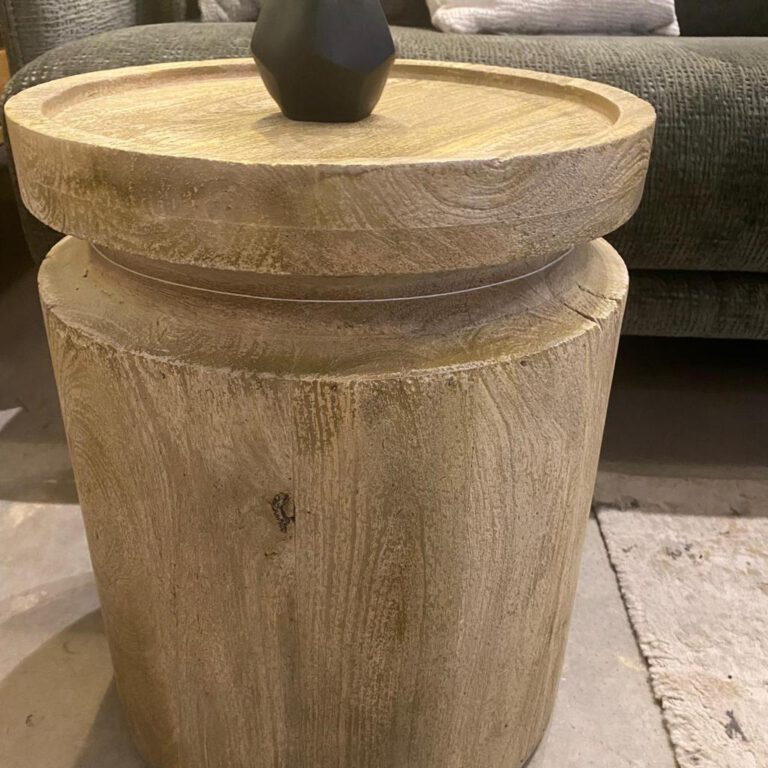 שולחן צד דגם ווד מלא עץ שיטה (4)