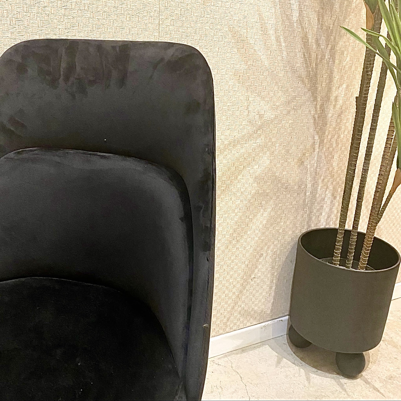 כיסא דגם למלו קימי שחור קטיפה- חיסול כיסא דגם למלו קימי שחור קטיפה- חיסול