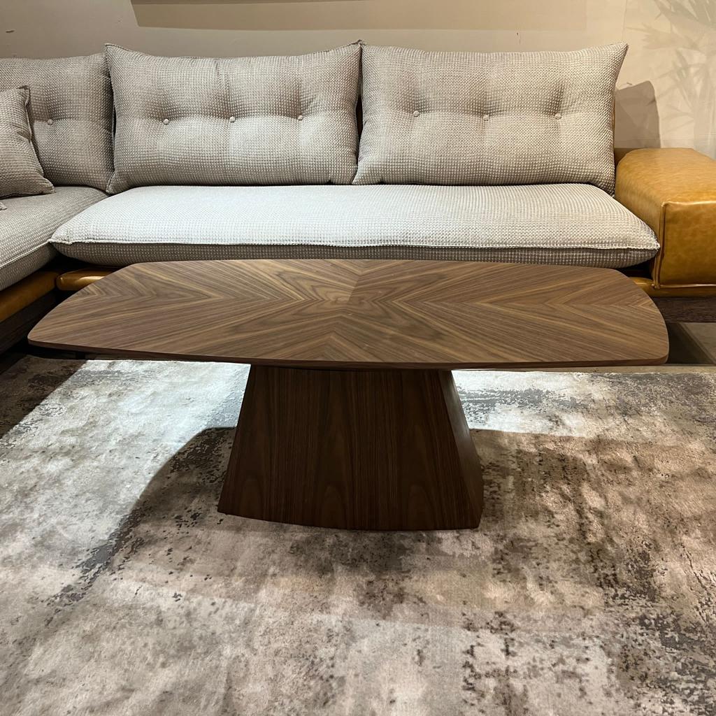 שולחן סלון מלבני דגם ווד קימי אגוז אמריקאי