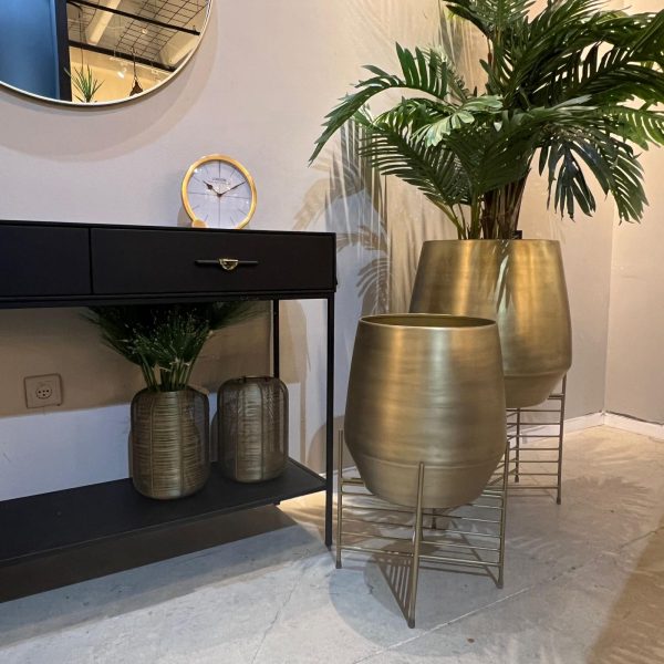 פלנטר דגם ראבי עם סטנד זהב