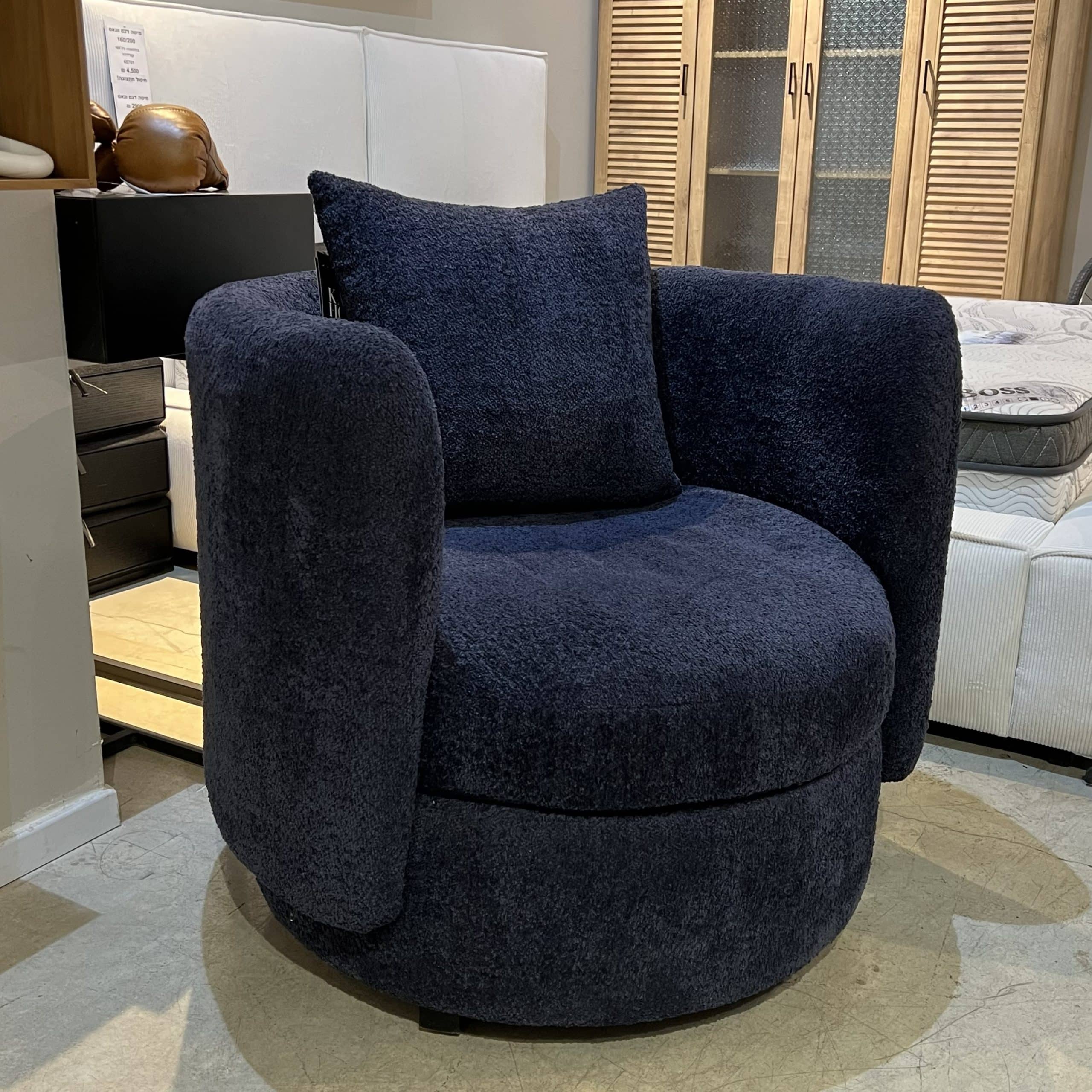 כורסא מעוגלת דגם יובנטוס - חיסול מתצוגה!