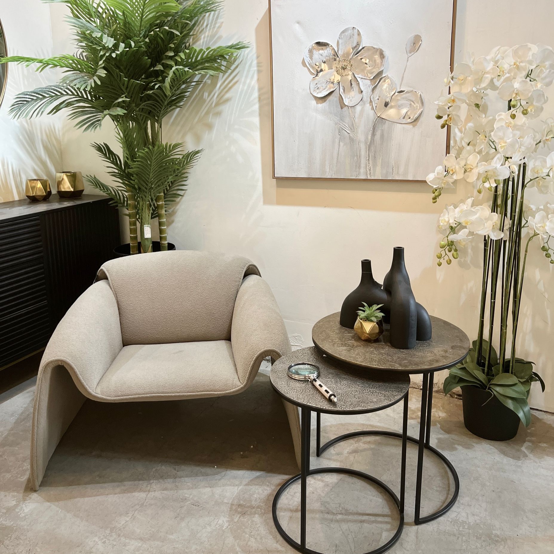 כורסא דגם M טדי קימי גוון קפוצ'ינו