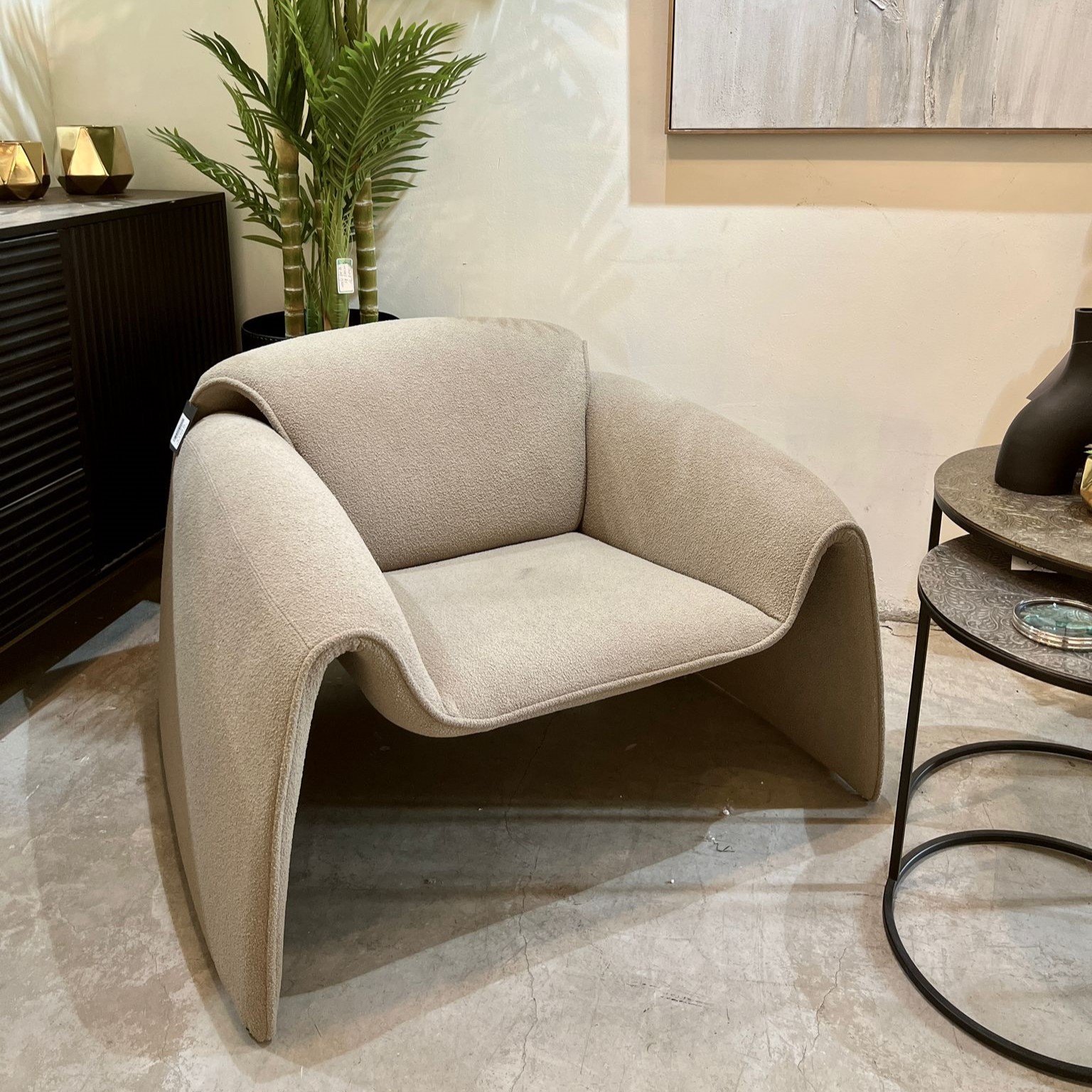 כורסא דגם M טדי קימי גוון קפוצ'ינו