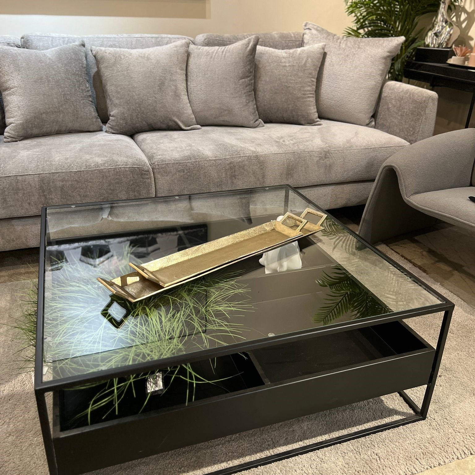 מגש מלבני אינגליש זהב דגם רויאל מגש מלבני אינגליש זהב דגם רויאל