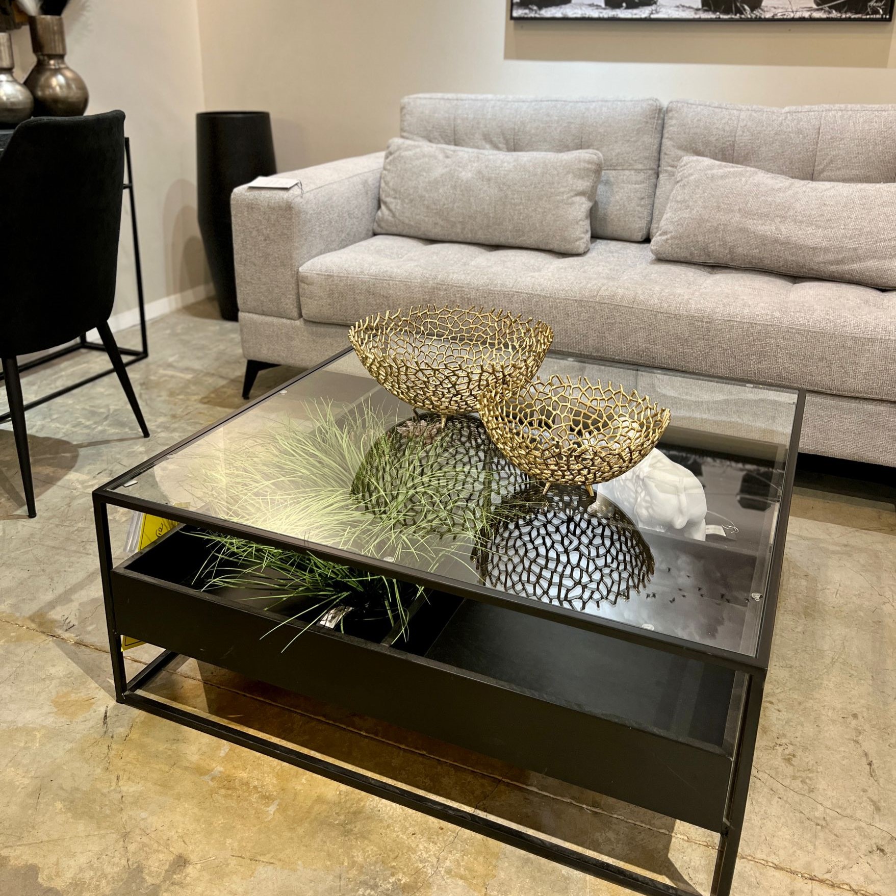 קערה ברזל תחרה זהב דגם זיבאן