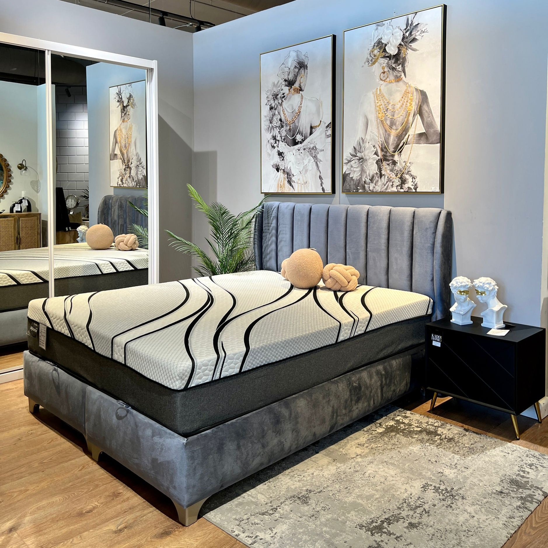 מיטה דגם מונקו בצבע שמנת - במבצע!