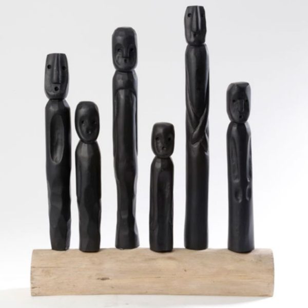 פסל משפחה עץ מנגו גולי
