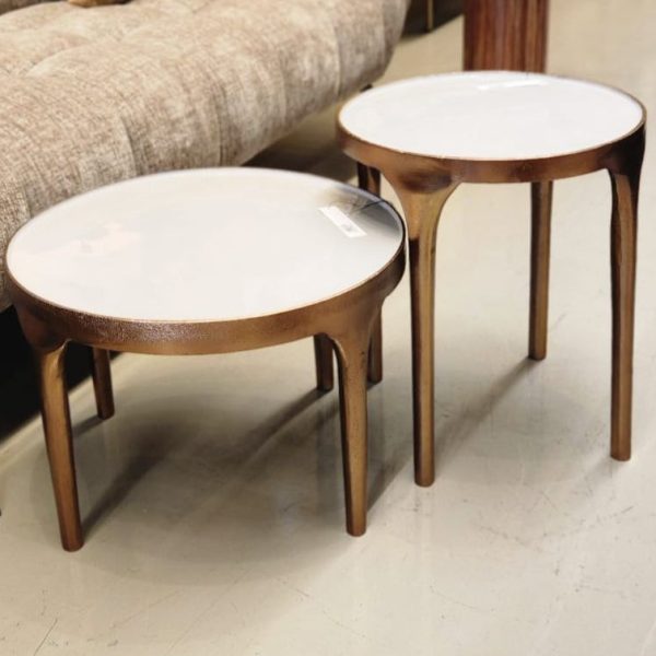 שולחן אייקון גריי ובראס