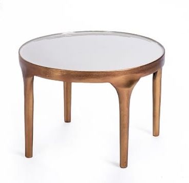 שולחן אייקון גריי / בראס