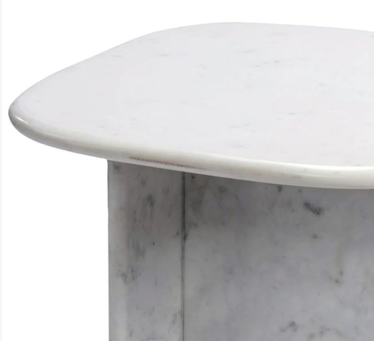 שולחן מרבל בוהו לבן (2)