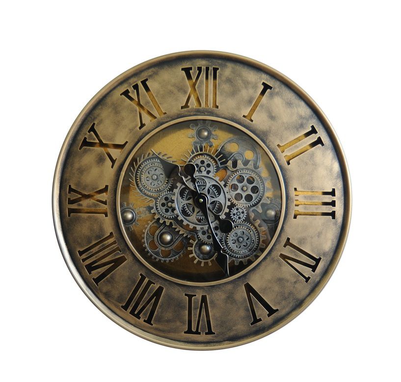 שעון גלגלים ברונזה 60