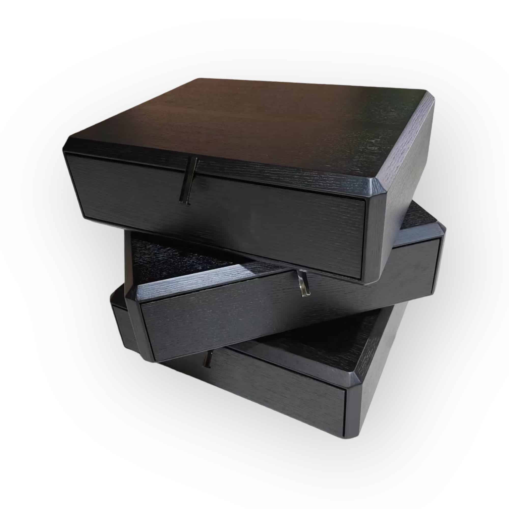 שידת צד 3 מגירות מסתובבת שחור דגם קימי שידת צד 3 מגירות מסתובבת שחור דגם קימי