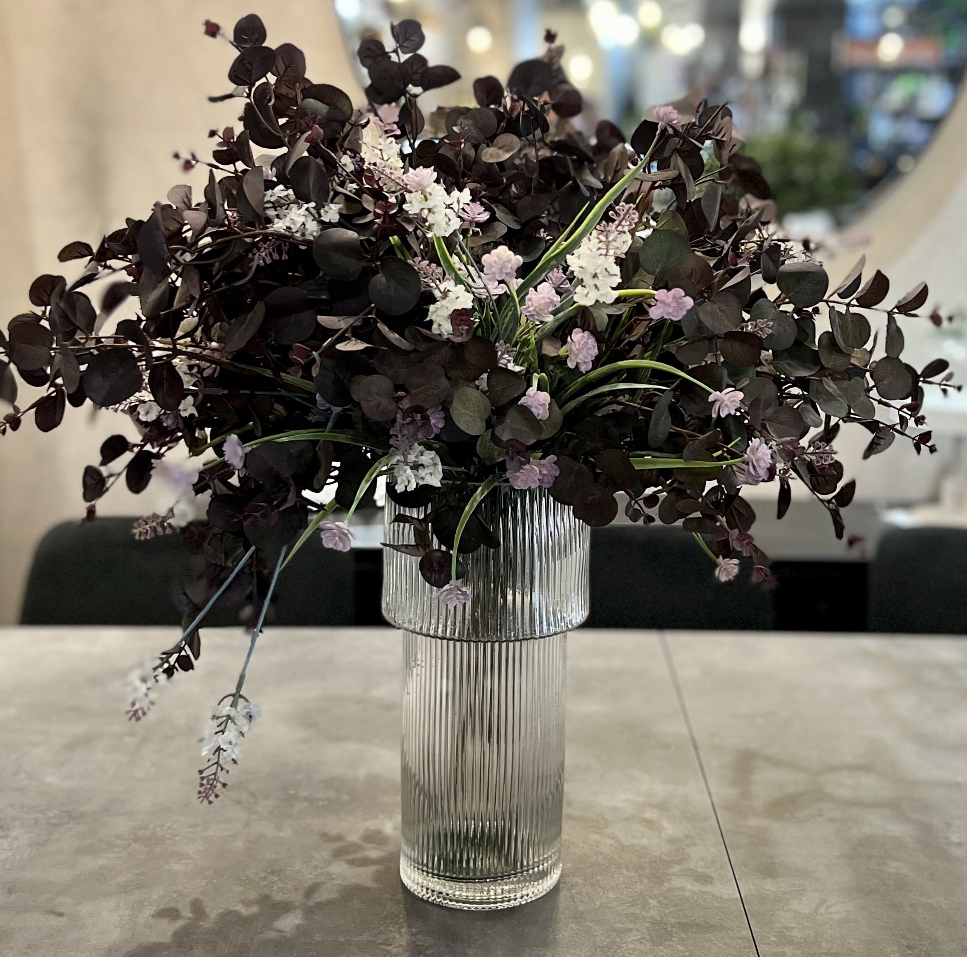 כד זכוכית פסים גבוה פיה רחבה דגם איקו כד זכוכית פסים גבוה פיה רחבה דגם איקו