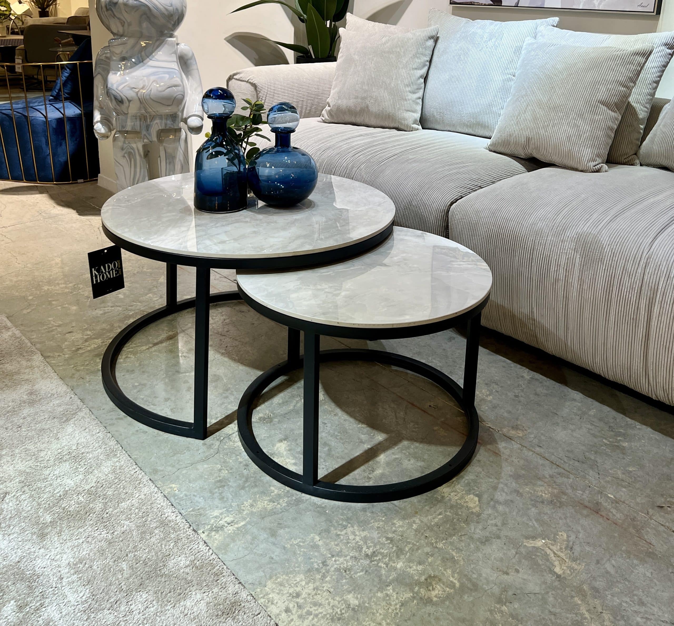 סט שולחנות דגם עננים