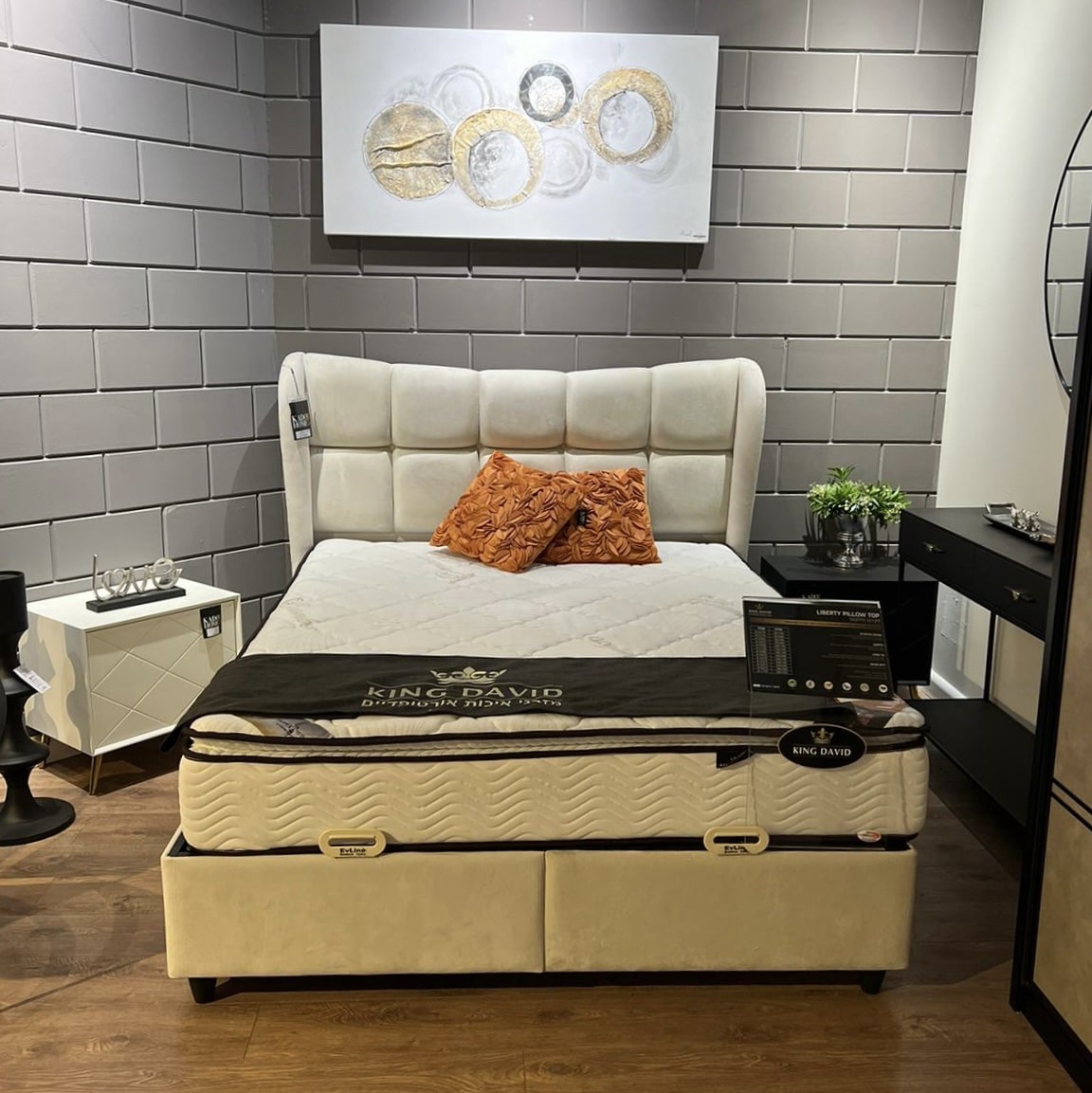 מיטה דגם בוסטון מיטה דגם בוסטון