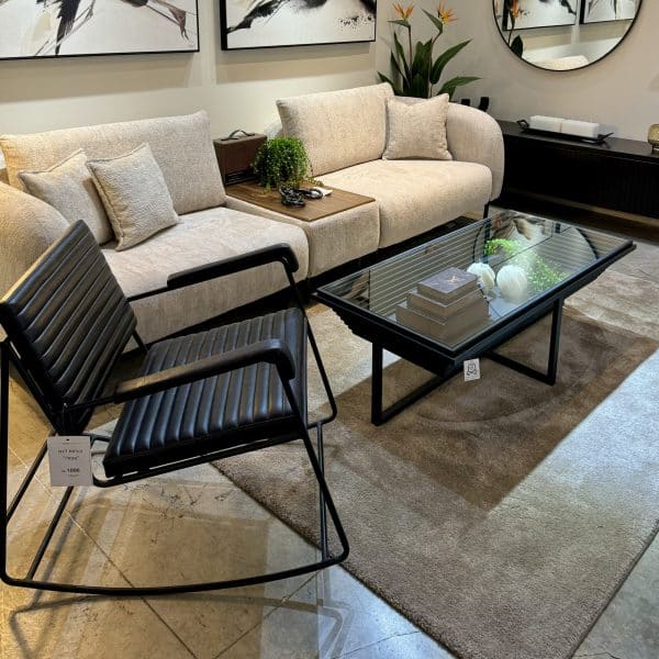 כורסא נדנדה דגם אפולו עור