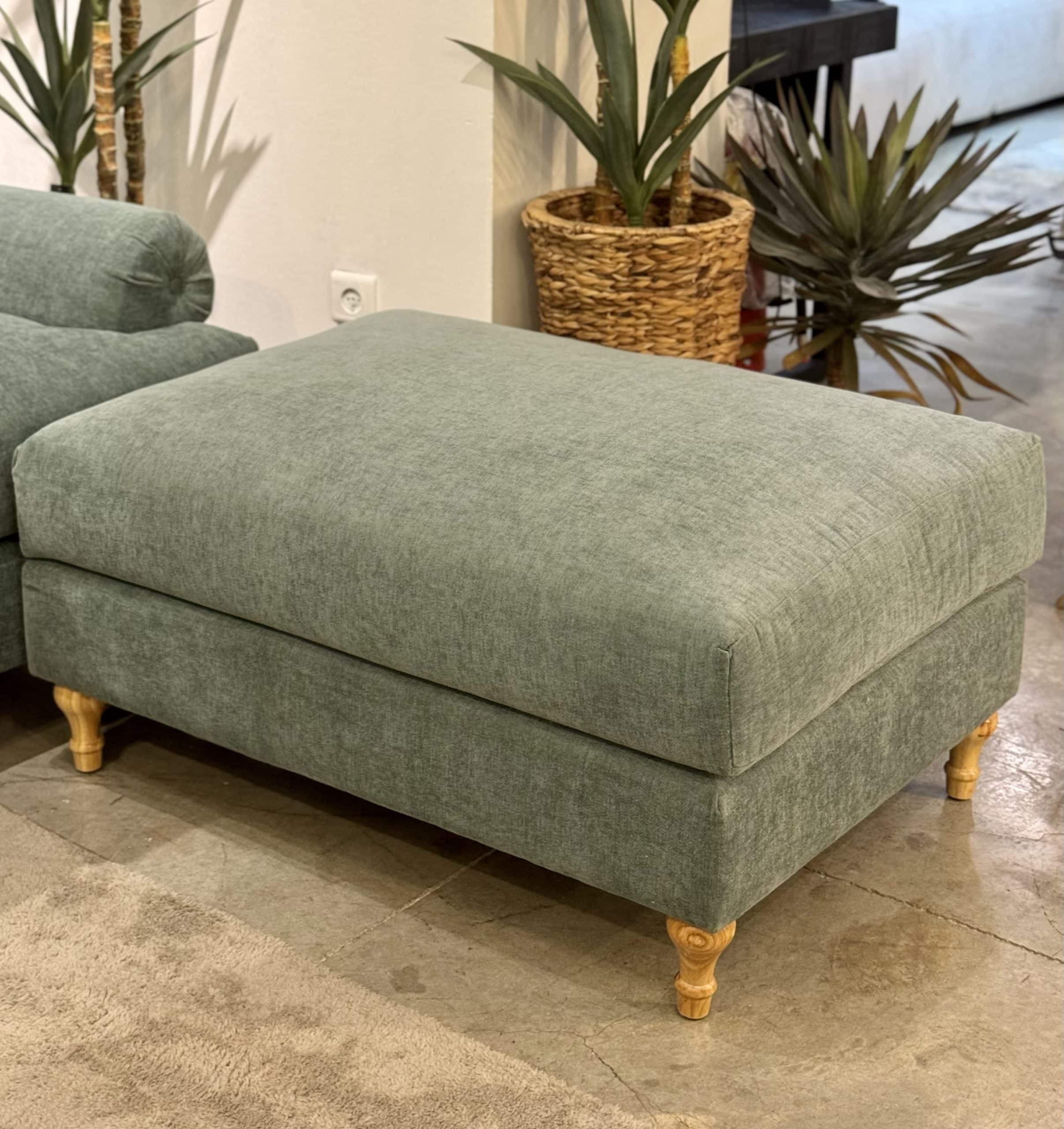 ספה והדום מעוצבים דגם ניו יורק