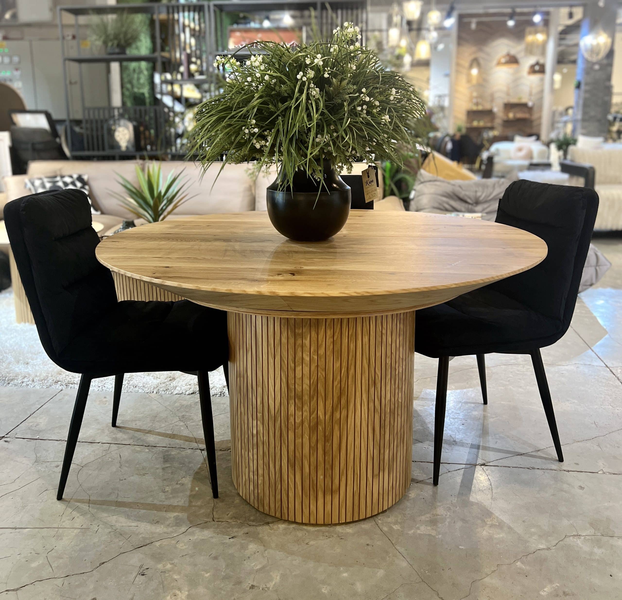 שולחן פינת אוכל עגול דגם תמר שולחן פינת אוכל עגול דגם תמר