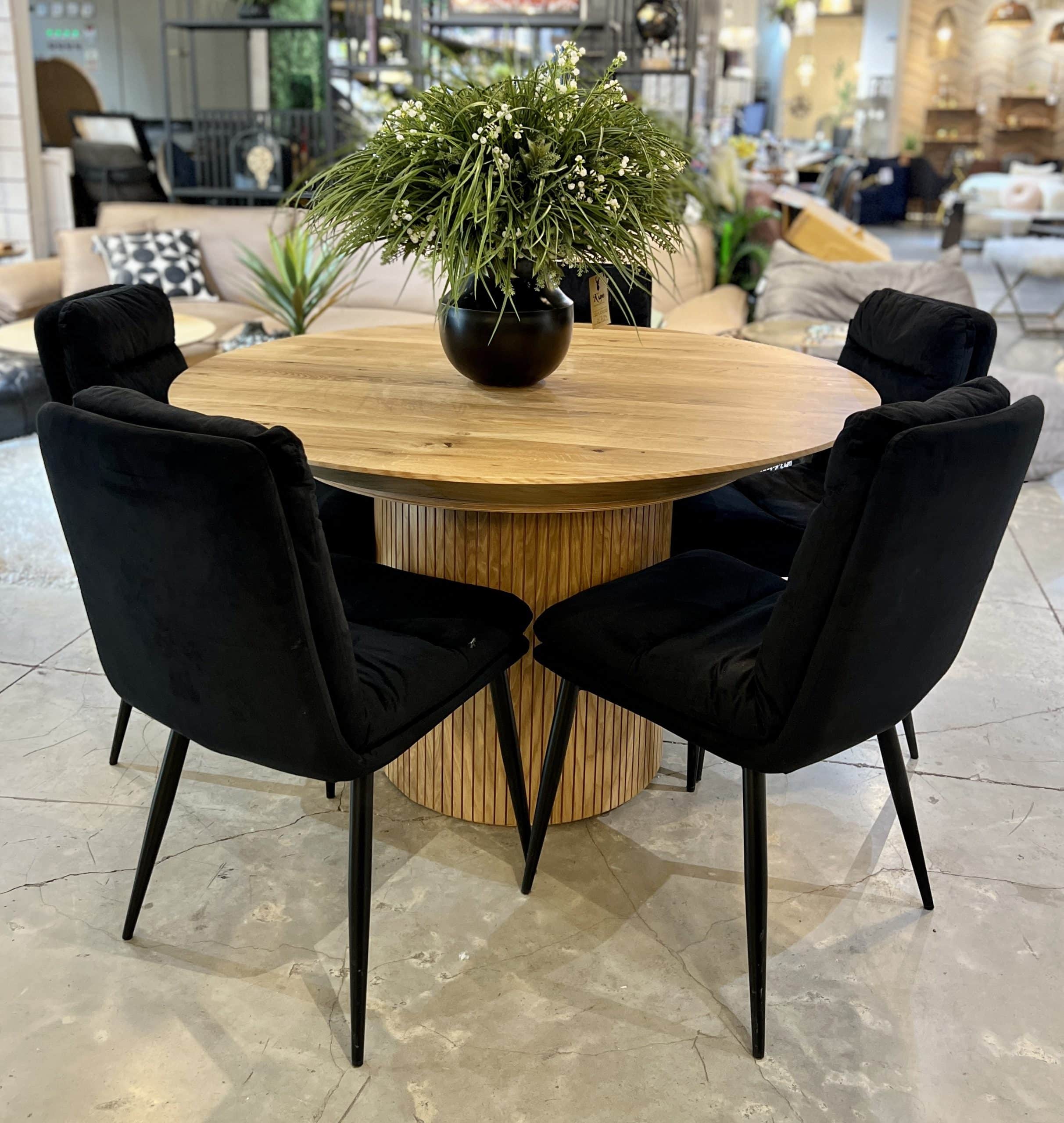 שולחן פינת אוכל עגול דגם תמר שולחן פינת אוכל עגול דגם תמר