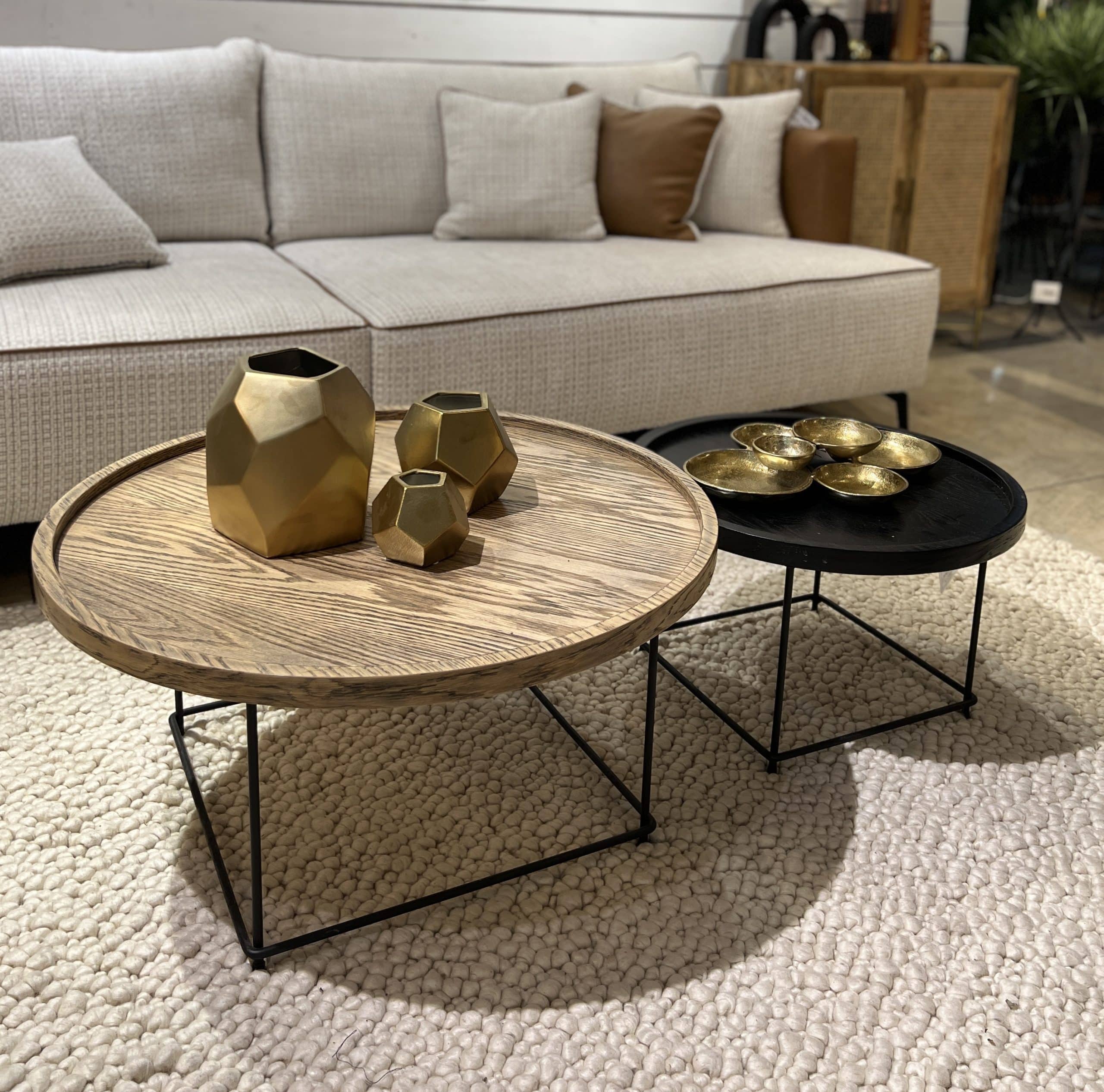 סט שולחנות סלון דגם רונדו