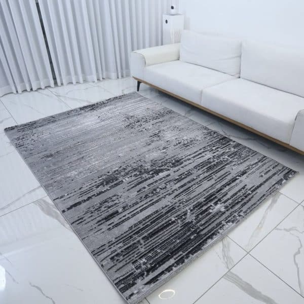 שטיח אפור כהה דגם ניקה