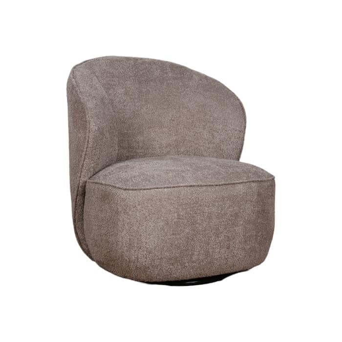 כורסא מעוגלת בראון דגם ריקו