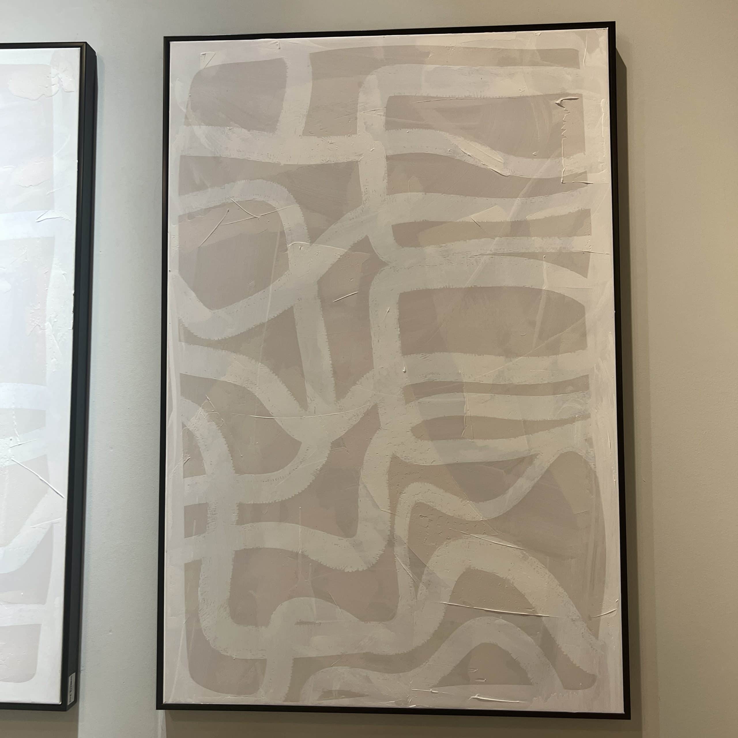 תמונה מעוצבת בעבודת יד לקיר בשילוב מסגרת שחורה תמונה מעוצבת בעבודת יד לקיר בשילוב מסגרת שחורה