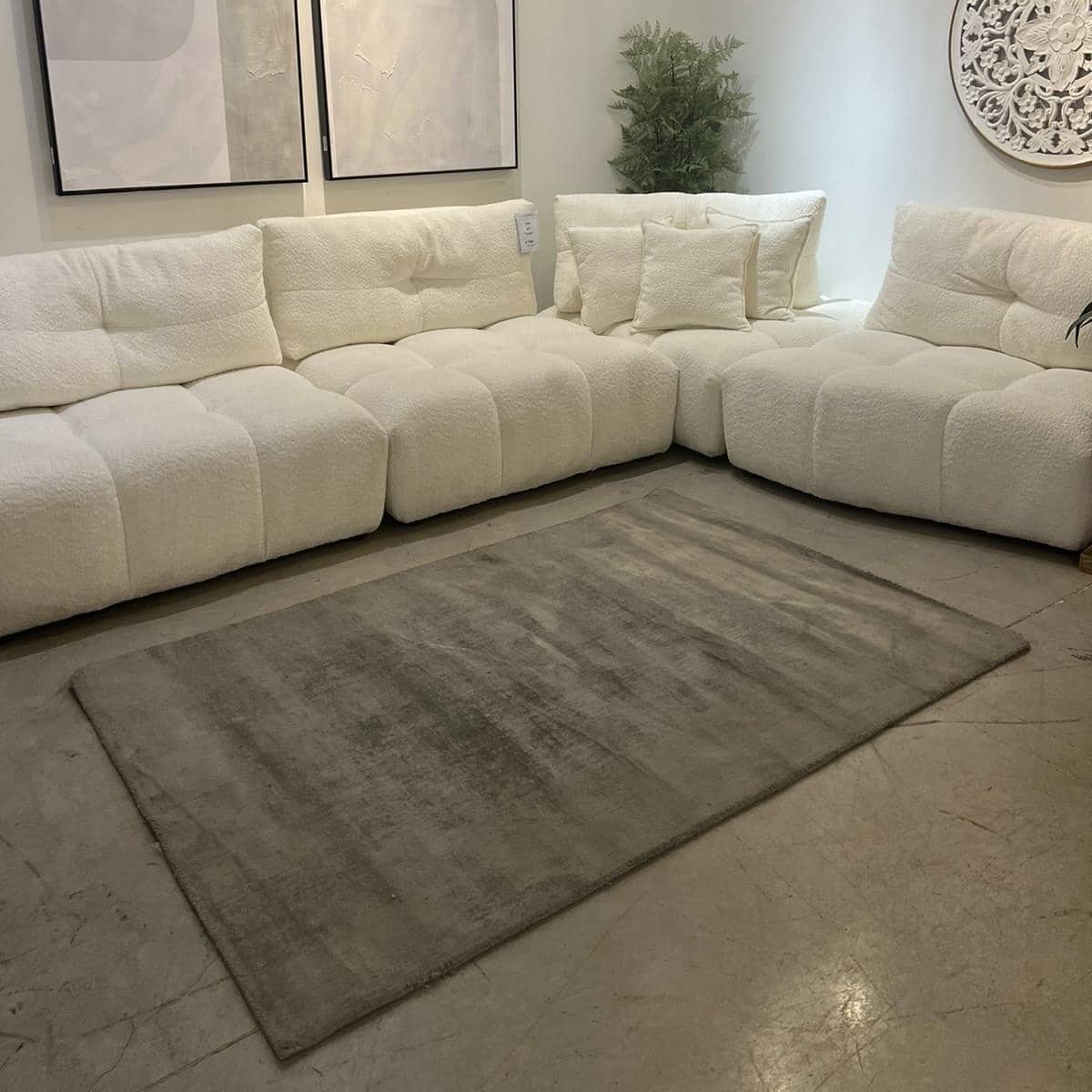 שטיח טימבר כסף שטיח טימבר כסף