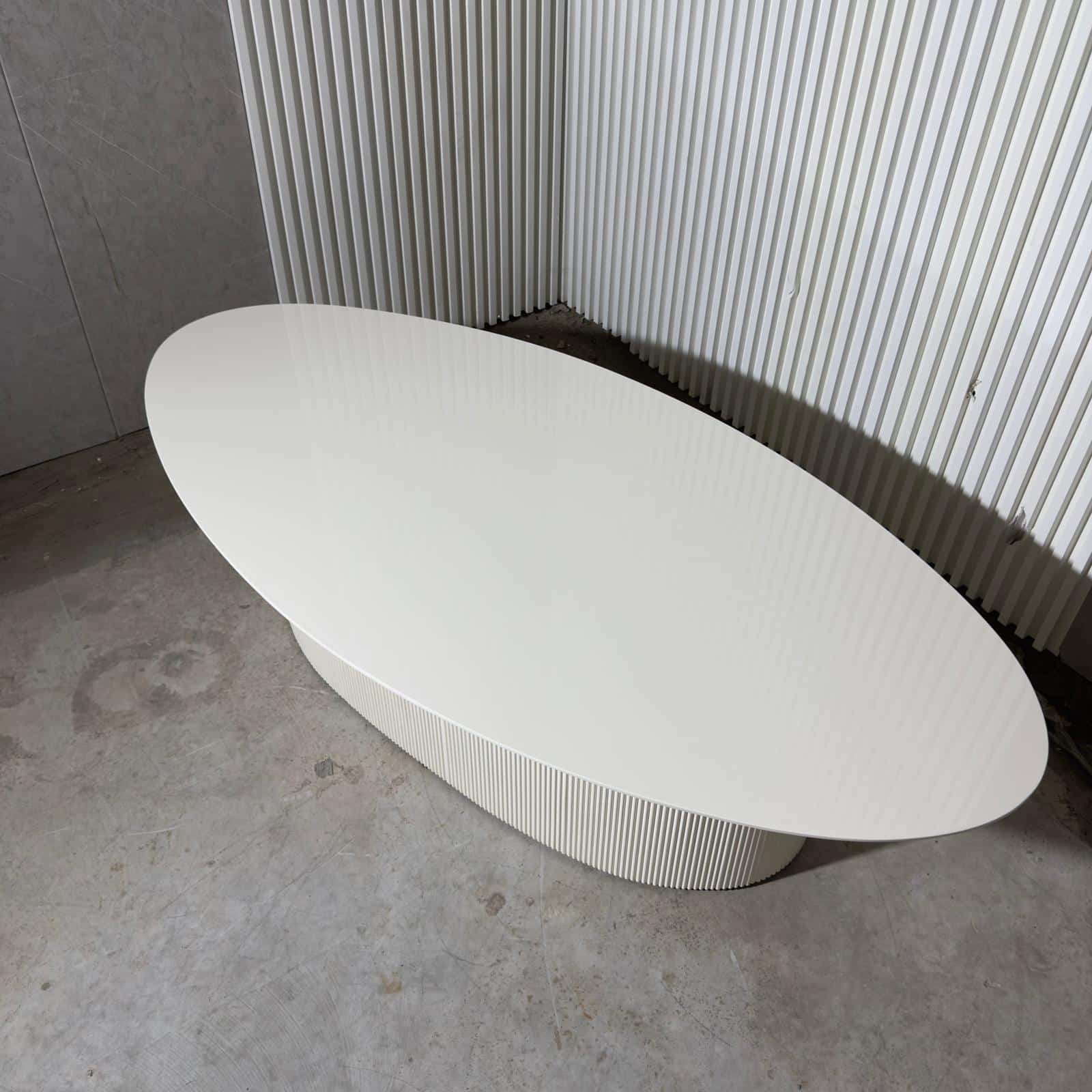 שולחן סלון שמנת דגם ריבולי שולחן סלון שמנת דגם ריבולי