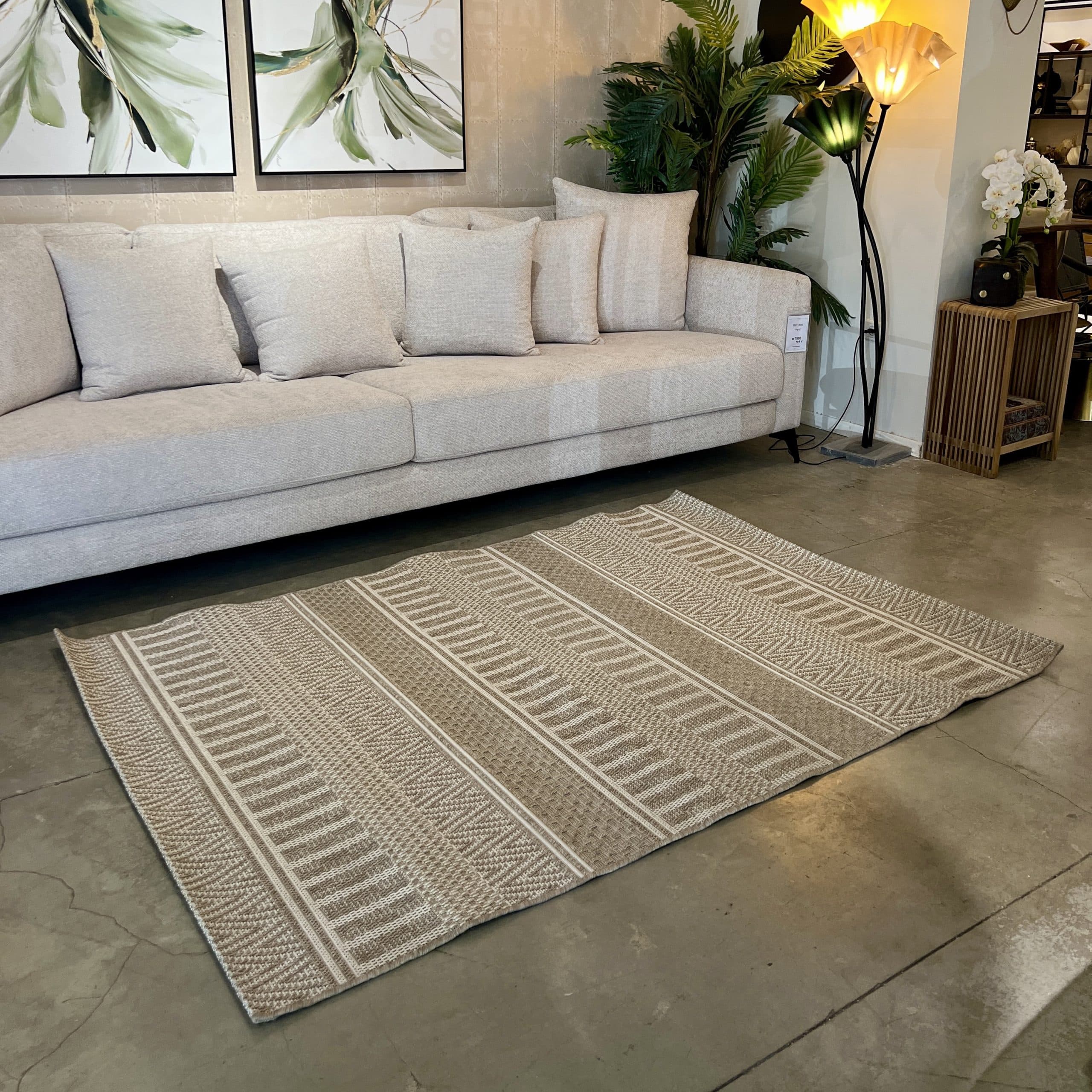 שטיח קש קלוע מודרני גאומטרי דגם נאפולי שטיח קש קלוע מודרני גאומטרי דגם נאפולי