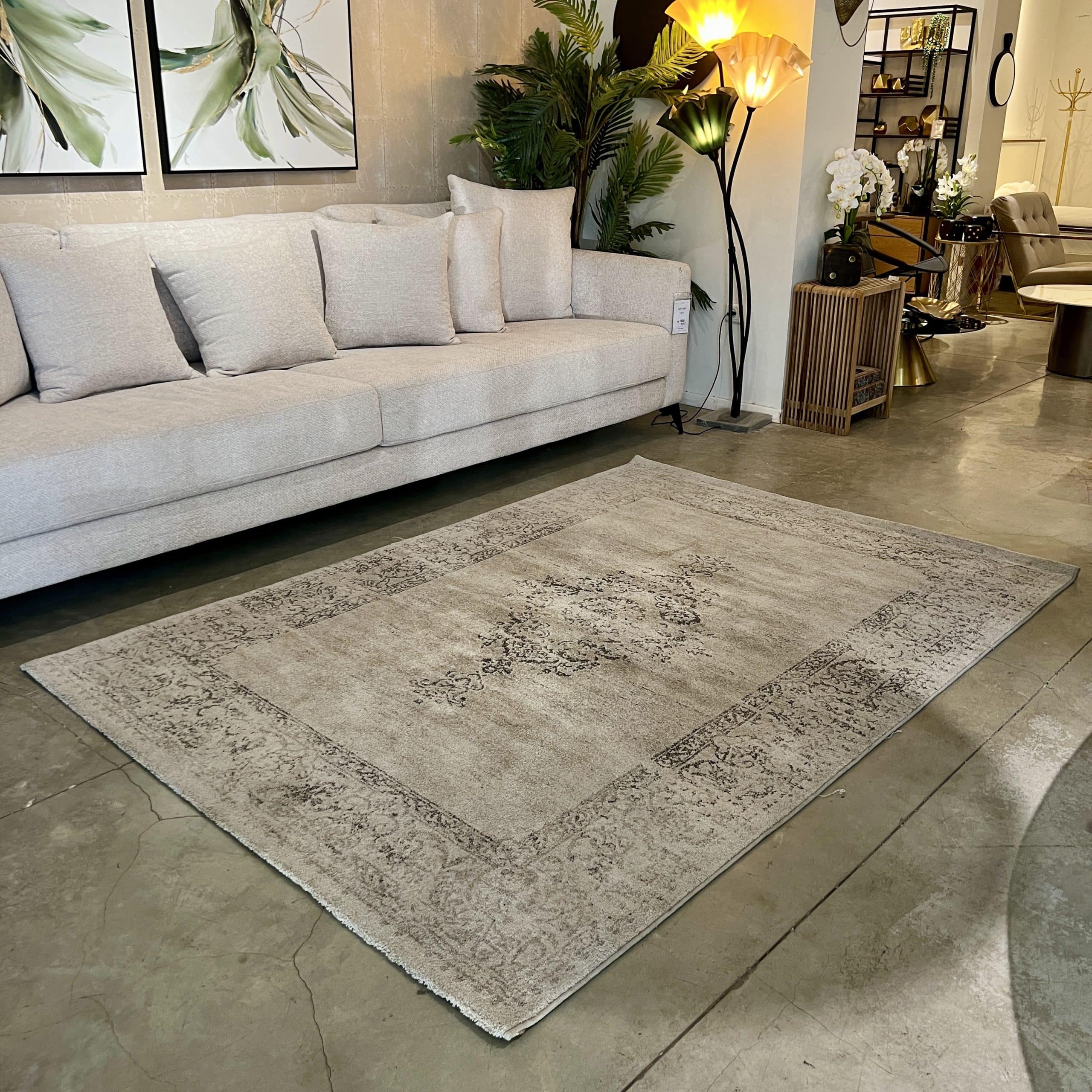 שטיח קרם מרוקאי דגם מנהטן שטיח קרם מרוקאי דגם מנהטן