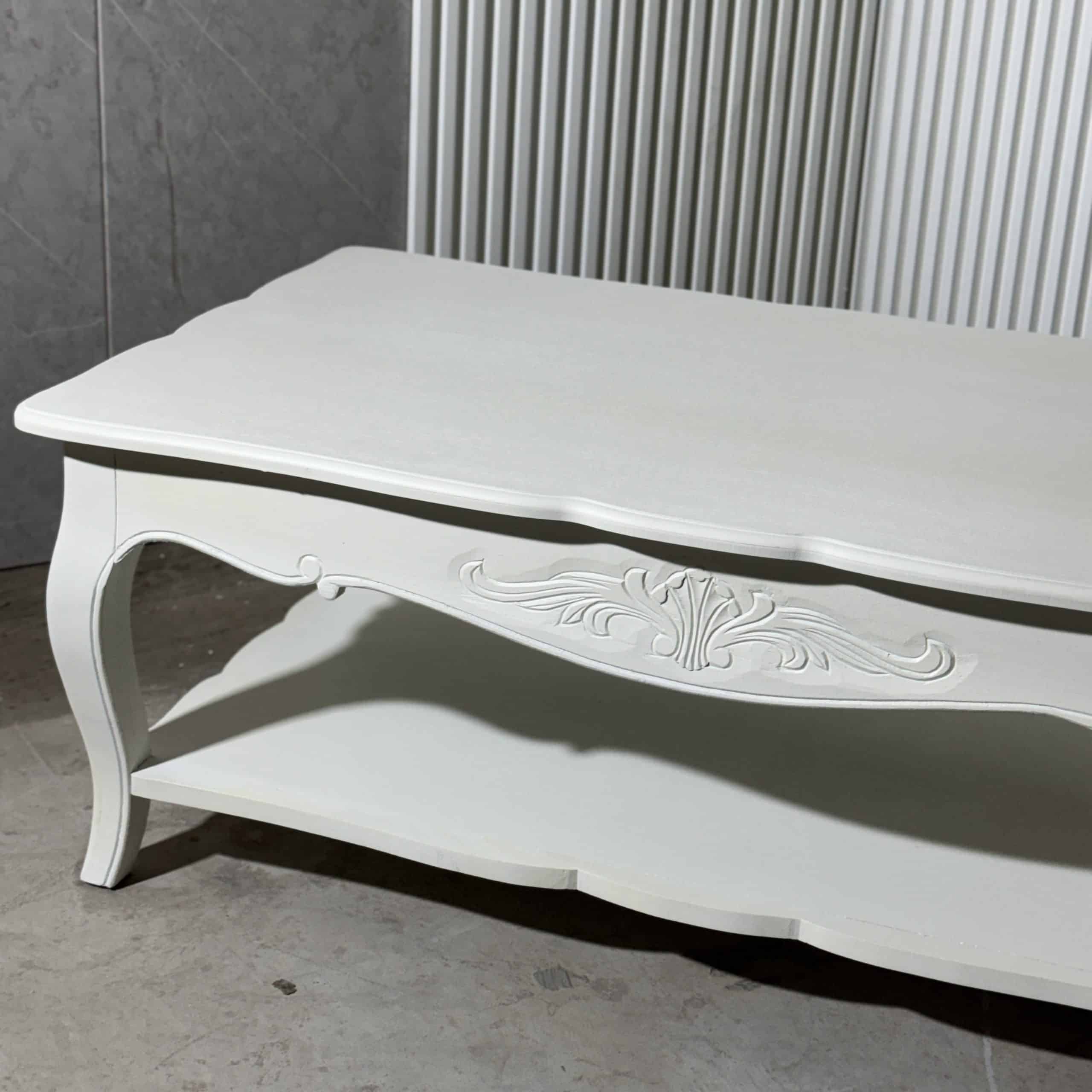 שולחן סלון מלבני שמנת דגם קאי