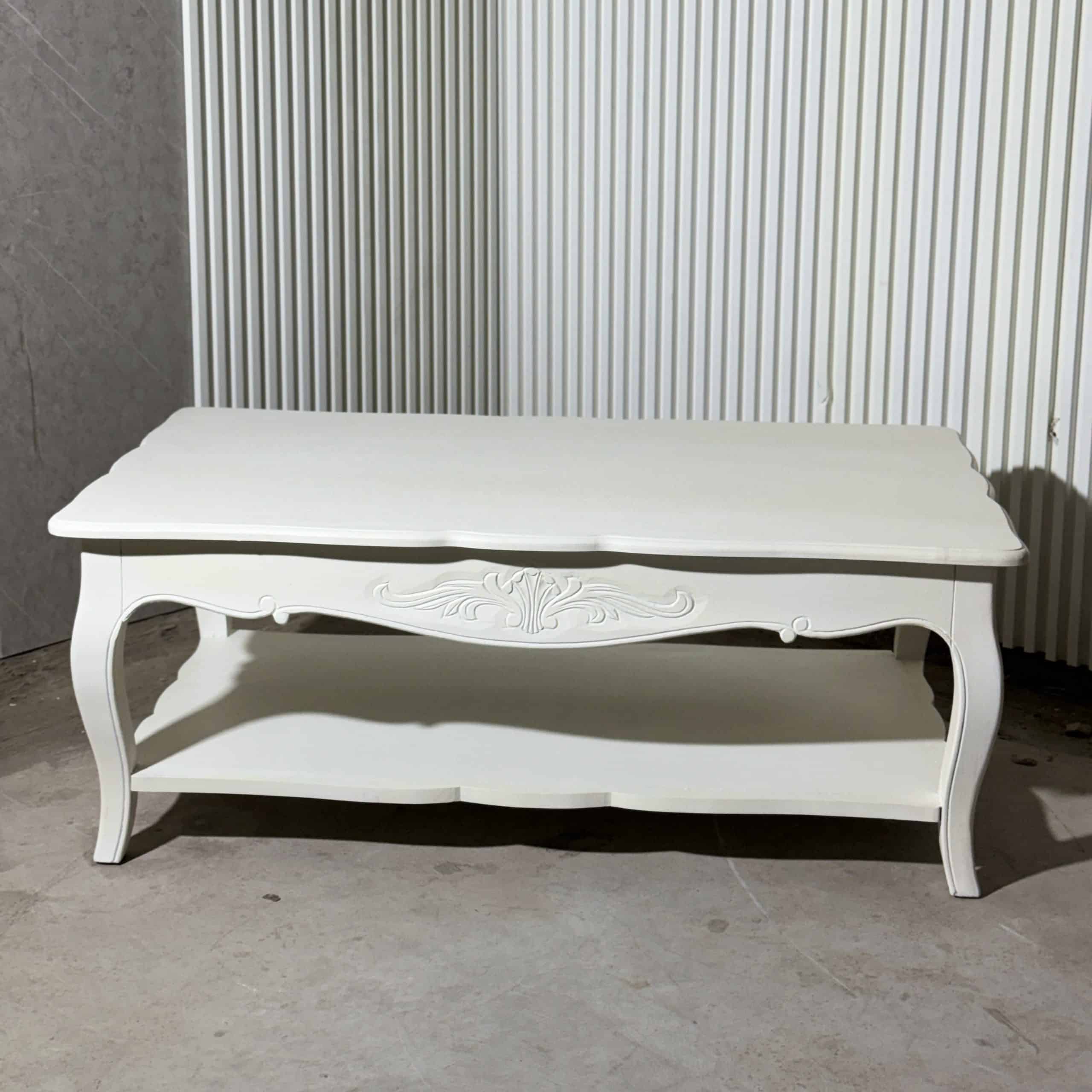 שולחן סלון מלבני שמנת דגם קאי