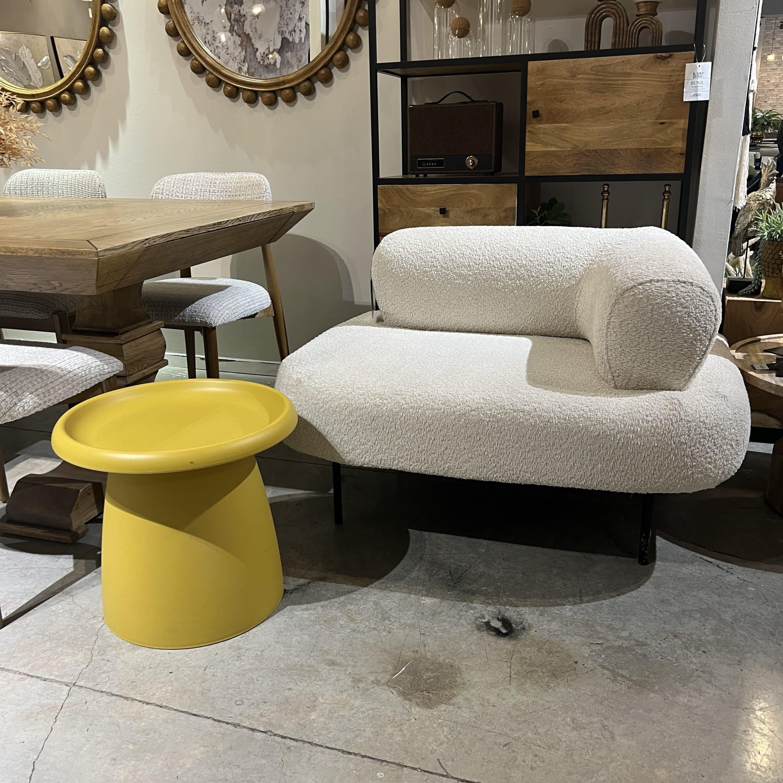 שולחן צד נורמן חרדל