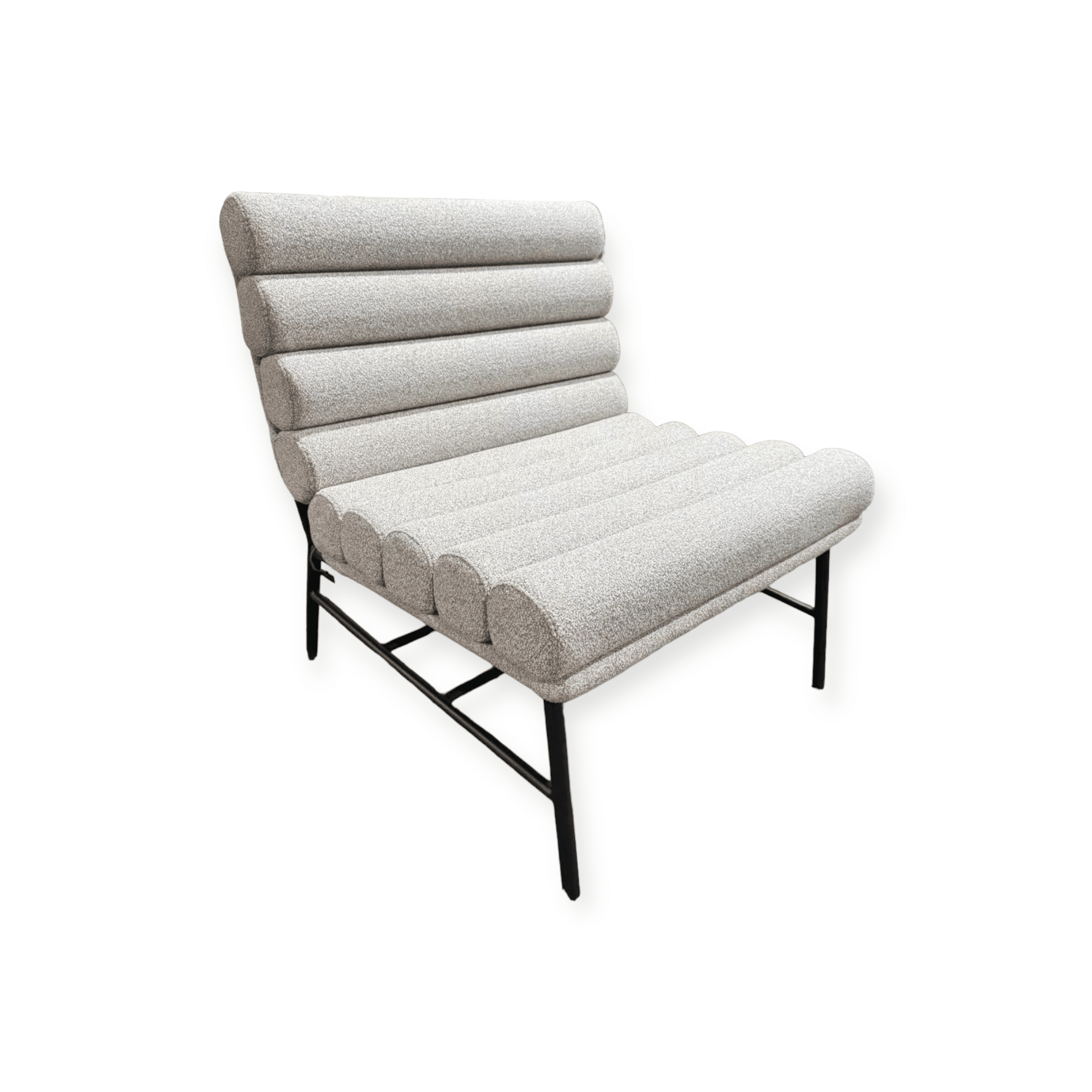 כורסא אריג בהיר אבן בטון ברלין ברזל שחור דגם סופיטל כורסא אריג בהיר אבן בטון ברלין ברזל שחור דגם סופיטל