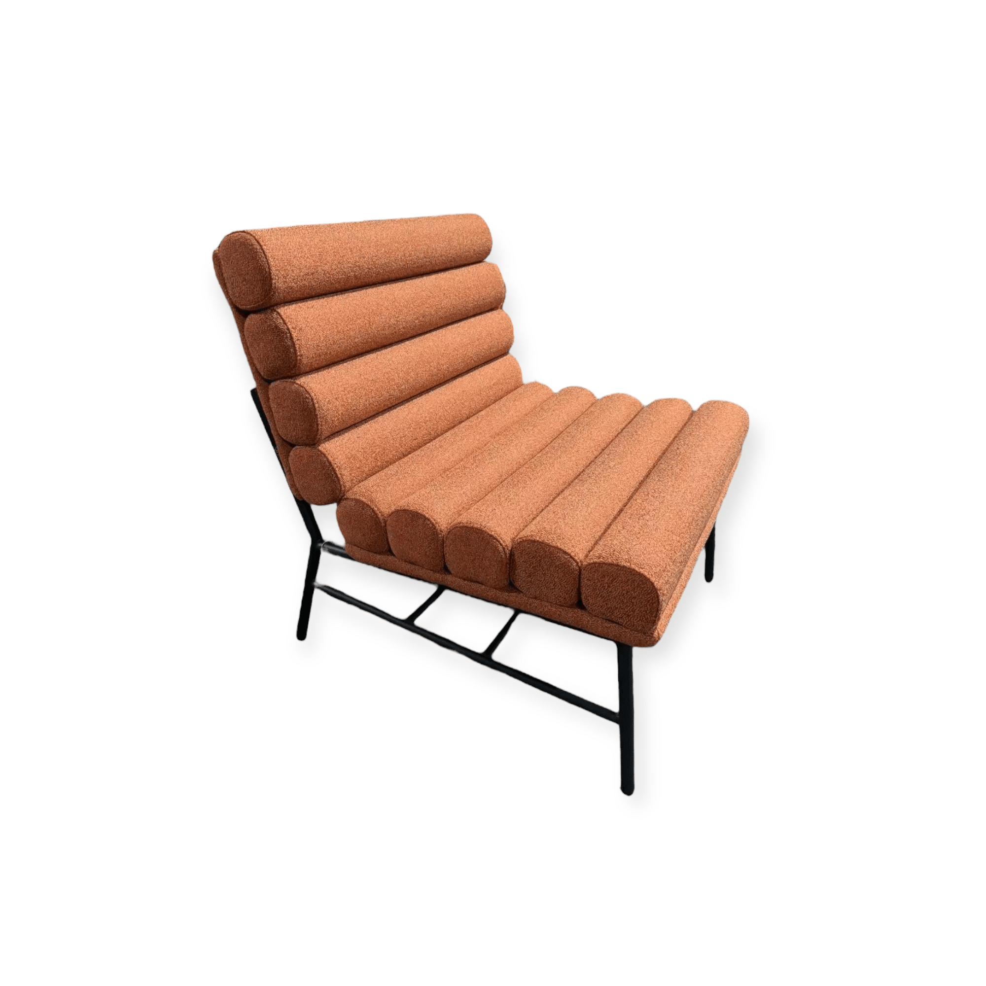 כורסא אריג חמרה ברלין ברזל שחור דגם סופיטל